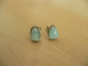 Ohrstecker Silber mit echten Larimar - Bild 1 von 6