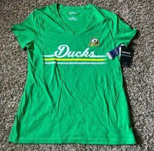 NEW Oregon Ducks Women's V-Neck T-Shirt (Medium) NCAA Captivating - Picture 1 of 2