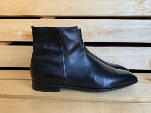 Stivali PRADA uomo neri con zip tg. UK 8.5 US 9.5 EU 42.5