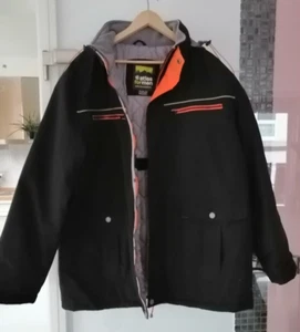 Atlas for men Parka-Jacke- XXL-schwarz-warm-viele Taschen-Kapuze-FAST NEU - Bild 1 von 13
