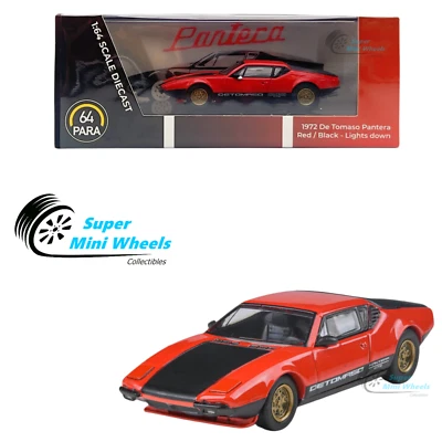 PARA64 1972 De Tomaso Pantera 红色/黑色 - 1: 64 — 第 1/4 张图片