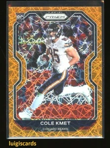 2020 Panini Prizm Cole Kmet Orange Lazer #305 Rookie Bears - Picture 1 of 2