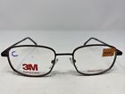 3M Steel 400 EN BRN/Matte/Silver 51-19-145 Brown/Silver Eyeglasses Frame -A34