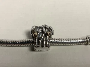 Pandora Palm Tree Charm 14k Gold Coconuts Retired - Picture 1 of 4