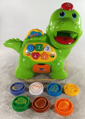 VTech Educational Kids Toy Chomp And Count Dino Baby Toddler Songs Learning  - Image 1 of 4