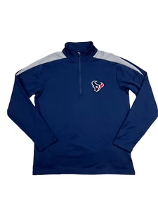 Antigua Herren NFL Houston Texans blau Erfolg Pullover Jacke 1/4 Reißverschluss Medium - Bild 1 von 6
