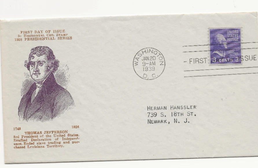 US Scotts #842 First Doy Cover Very Fine Used Cat. Value $5.00              #811 - Image 1 of 1