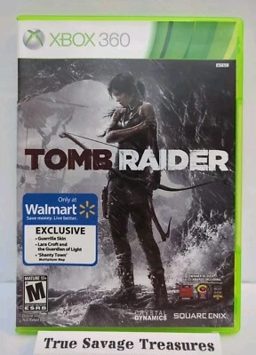Tomb Raider (Microsoft Xbox 360, 2004) Walmart Exclusive, CIB, Original Label - Image 1 of 4