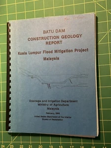 Construction Geology Report for Batu Dam by Mark McKeown - Picture 1 of 5