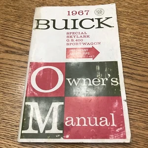 1967 BUICK SPECIAL, SKYLARK, G.S 400, SPORT Vintage OWNERS MANUAL - Picture 1 of 6
