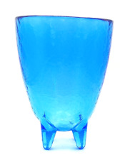 RARE Effetre Murano Blue Footed Vase