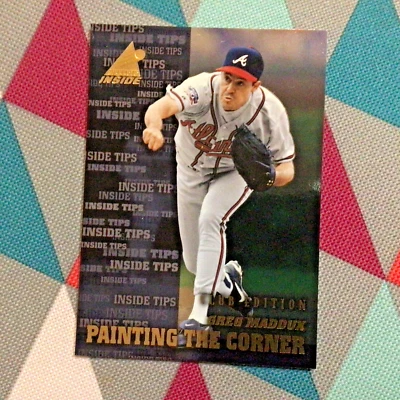 1998 PINNACLE INSIDE CLUB EDITION FOIL PARALLEL #142 GREG MADDUX BRAVES HOF - Image 1 of 2