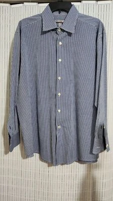 Linea Uomo Shirt For Men Size XL Color Blue Navy Longsleeve  - Image 1 of 4