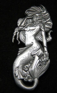 MERMAID CHALLENGE COIN TRUSTY SHELLBACK PIN UP NEPTUNE EQUATOR CROSSING WOW - Picture 1 of 12