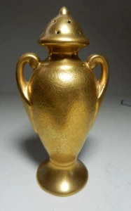 PICKARD 24 Kt Gold verkrustet Salz/Pfefferstreuer ROSE DAISY-Griffe 4,5" - kein Korken - Bild 1 von 3