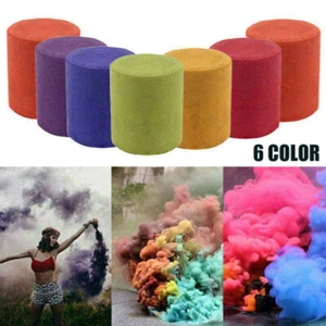 6PC Farbe Rauch Kuchen zeigen raucheffekt Runde Bombe Bühne Fotografie Spie W9Q7 - Bild 1 von 8