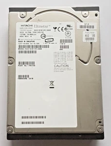 147 GB Hitachi Ultrastar 10K300 HUS103014FL3800 10K SCSI U320 / Lvd/Se 80pin - Picture 1 of 1