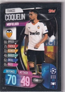 Topps Match Attax Champions League 19/20 Numéro Val 14 Francis Coquelin - Picture 1 of 2