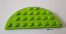 LEGO 22888 Plate Round 4x8 Lime Green Friends 41128 Disney 10776 MOC New B30