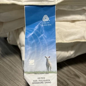 WOOLMARK NATURAL AUSTRALIAN WOOL DUVET OEKO-TEX HYPO ALLERGENIC - Picture 1 of 13
