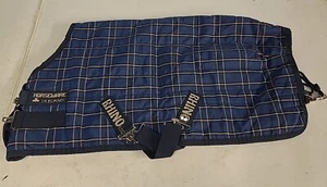 Rhino Horseware 200g Stable Rug .30”.Blue Check. (Ref:494G) - Picture 1 of 10