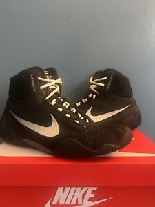 Nike Tawa Wrestling shoes, Black/Silver, new condition, worn 5 times. Size 12