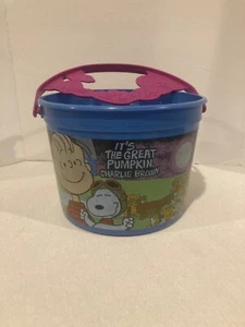 2016 McDONALDS IT’S THE GREAT PUMPKIN CHARLIE BROWN HALLOWEEN BUCKET PAIL 50 YRS - Picture 1 of 1