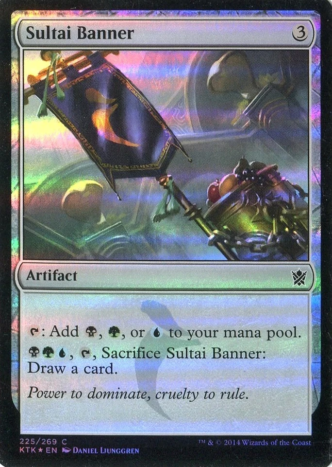 MTG - Khans of Tarkir - Sultai Banner - Foil - NM - Image 1 of 1