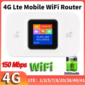 Mini 4G LTE Wireless Wifi Router Unlocked Mobile Broadband Modem Hotspot 150Mbps - Picture 1 of 12