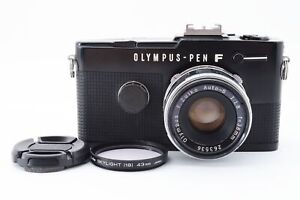 [EXC+5] Olympus Pen FT Schwarze Halbfilmkamera mit 38 mm f/1,8 Objektiv...