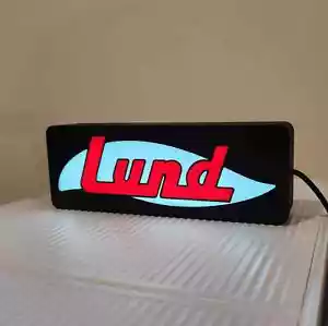 Lund Boats Vintage LED Light Box Sign / Night Light / Lamp - Picture 1 of 4