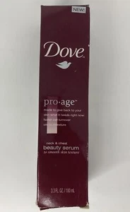 Dove Pro-Age Neck & Chest Beauty Serum 3.3 oz.~ Discontinued - Picture 1 of 2