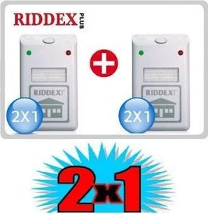2X RIDDEX PLUS ® BARRIERA ULTRASUONI DA CASA ELETTRICO TOPI SCARAFAGGI INSETTI - Imagen 1 de 1