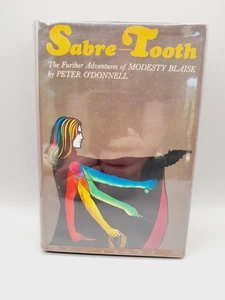 Sabre-Tooth by Peter O'Donnell 1966 Doubleday 1st ed/1st printing Modesty Blaise - Picture 1 of 20