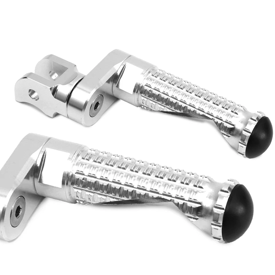 Clavijas delanteras elevadas plateadas MPRO 1 pulgada para Ducati 1098 S/R/EVO 07 08 09 Foto 1 de 4