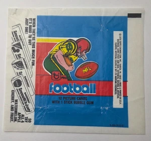 Envoltura de cera vacía de fútbol americano Topps 1979 versión suave y jugosa (C) - Imagen 1 de 2