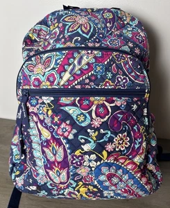 Vera Bradley x Disney Sensational Six Paisley Campus Backpack Laptop Trolley - Picture 1 of 13