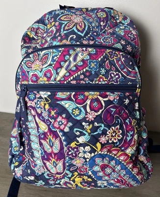 Vera Bradley x Disney Sensational Six Paisley Campus Backpack Laptop Trolley - Image 1 of 4