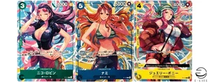 Nico Robin Nami Jewelry Bonney P-111~113 Heroines Edition Promo ONE PIECE Card - Picture 1 of 6