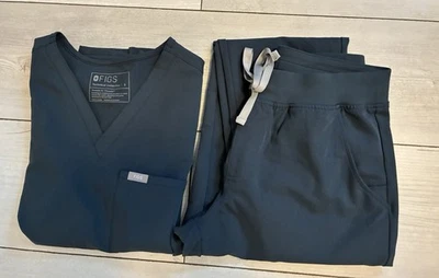 Conjunto Médico Pequeño FIGS Zamora Joggers Catarina Azul Caribeño Foto 1 de 4