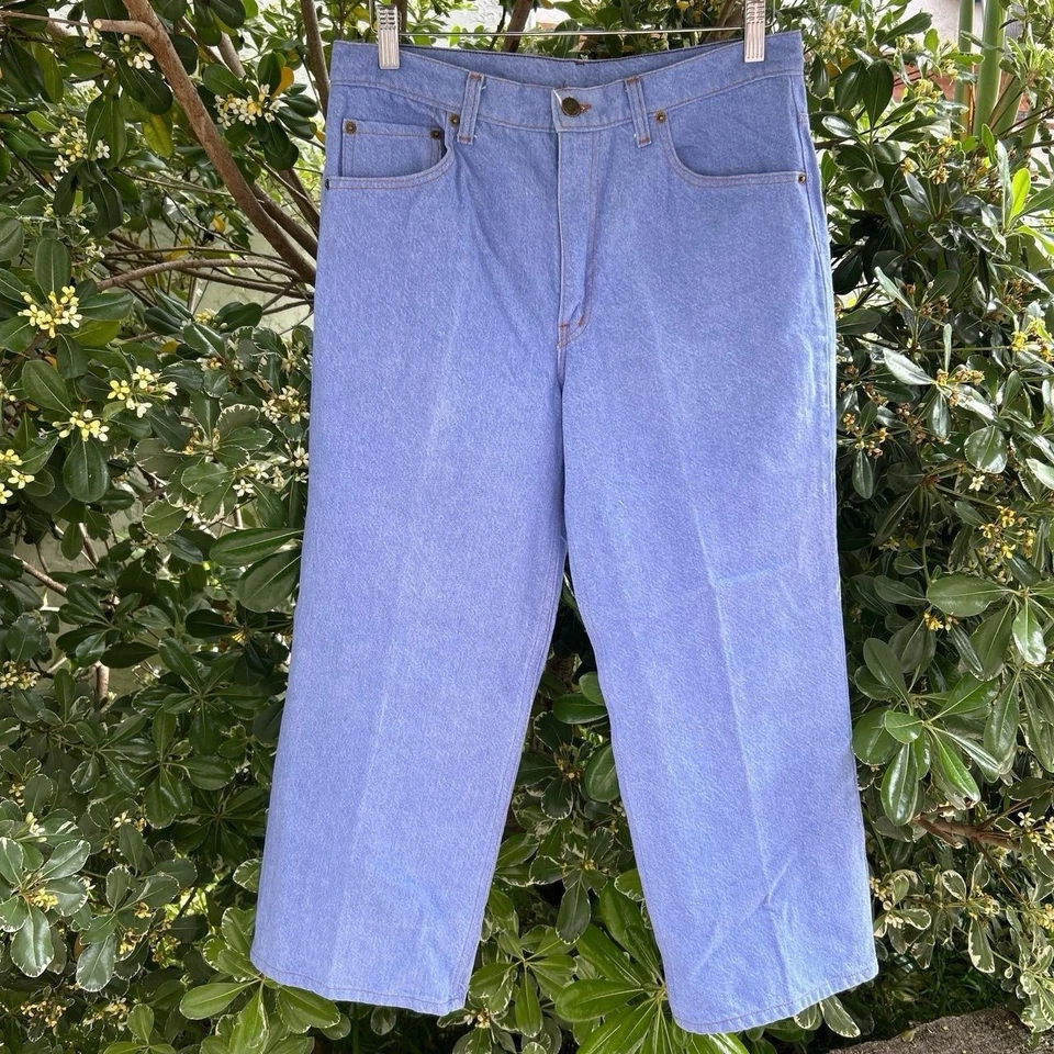 Vintage 90s Guess USA High Waisted Light Wash Jeans 31x24 Made in USA Style - Image 1 of 4