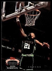 1992-93 Stadium Club Alvin Robertson Milwaukee Bucks #185 - Picture 1 of 2