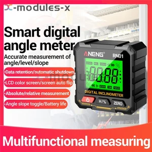 ANENG LCD Magnetic Digital Inclinometer Level Box Gauge Angle Finder Protractor - Picture 1 of 24