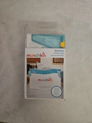 Bolsas esterilizadoras de viaje Munchkin - Caja abierta - Incluye 4 de los 6 - Biberones Foto 1 de 4