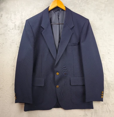 Винтажный Levis действие костюмы мужской Blazer 42R темно-синий спортивное пальто костюм куртка сделано в США - Изображение 1 из 4