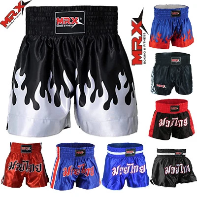 Men Boxing Fight Shorts MMA Kick Boxing Martial Arts Gear Muay Thai UFC - Image 1 of 4
