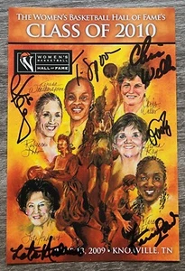 Class of 2010 Woman's Basketball Hall of Fame Signed HOF Postcard WBHOF Lobo RAD - Picture 1 of 1