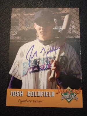 2000 Diamond Authentics Josh Goldfield AUTOGRAPH Diamondbacks /3250 - Image 1 of 2