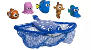 Trovare Dory Catch Gioco Piscina Festa Bagno Giocattoli Divertente Acqua Giocattolo Disney Nemo Rete da Nuoto - Foto 1 di 8