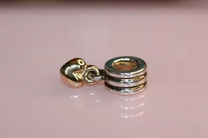 NUEVO PANDORA Corazón Hinchado Cuelga RETIRADO STER S Oro 790173 S925 ALE encanto $110 - Imagen 1 de 9